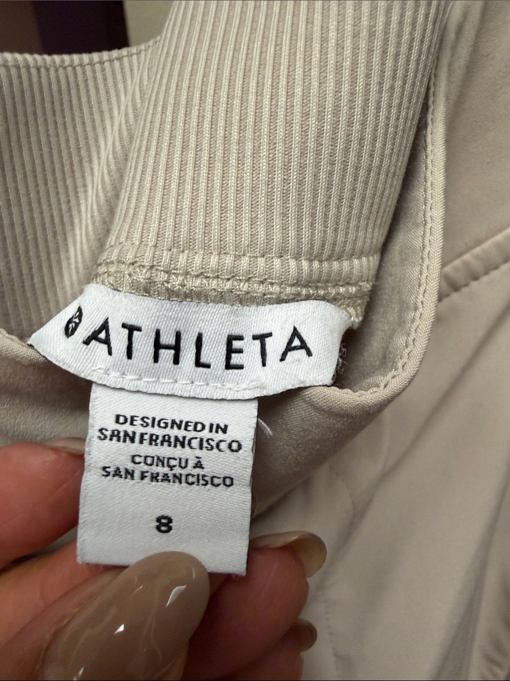 Athleta Brooklyn Mid-Rise Ankle Pants Abalone 8 Athleisure Travel Comfort - Picture 2 of 8